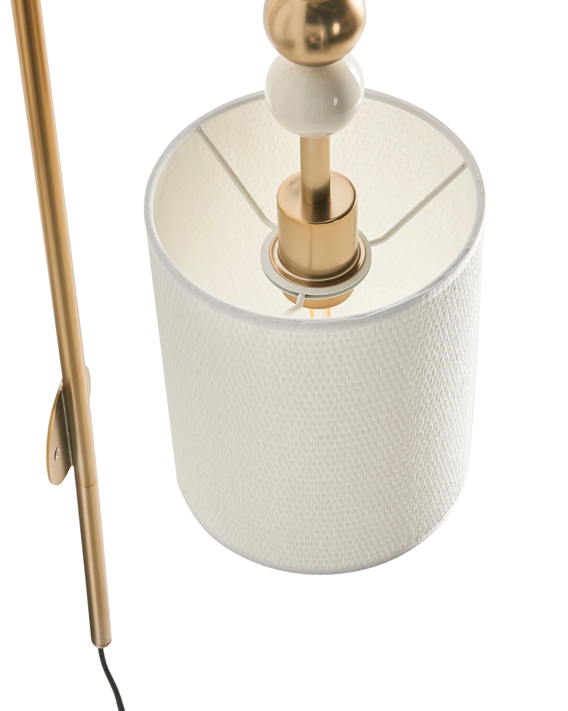  Wall Lamp LOKY Metal Brass/Beige