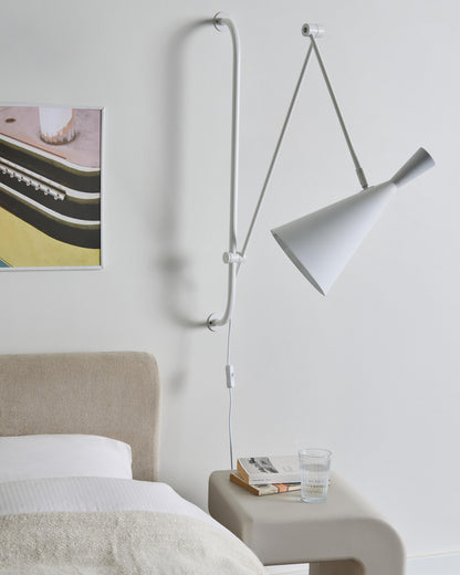  Wall Lamp MARISA Adjustable Metal White