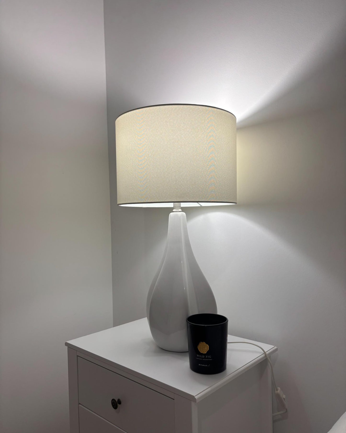  Table Lamp SANTEE Porcelain Off-White