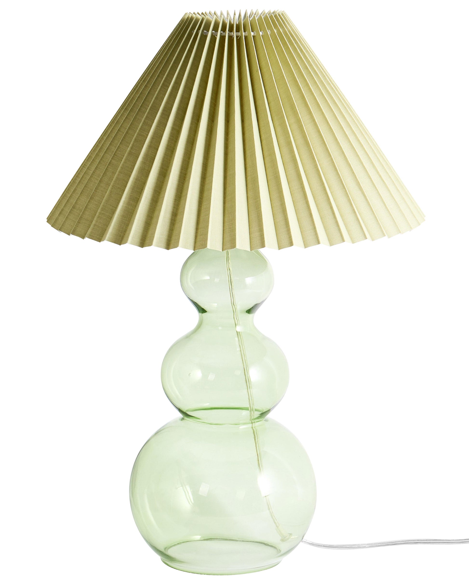  Table Lamp SENGWA Glass Green