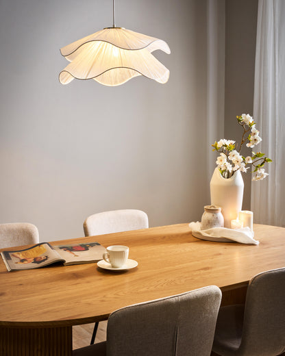  Pendant Lamp PUNGWE Fabric White