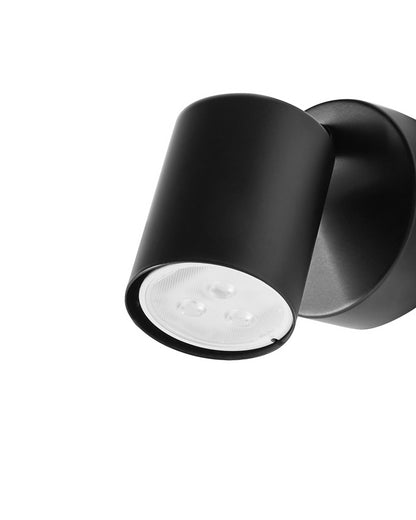  Set Of 2 Wall Lamps NYANDO Metal Black