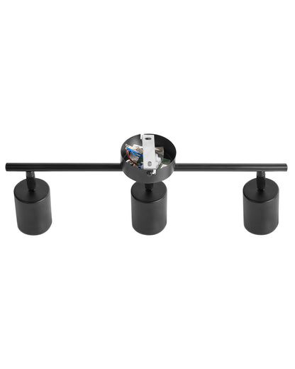  3 Light Spotlight NYANDO Metal Black