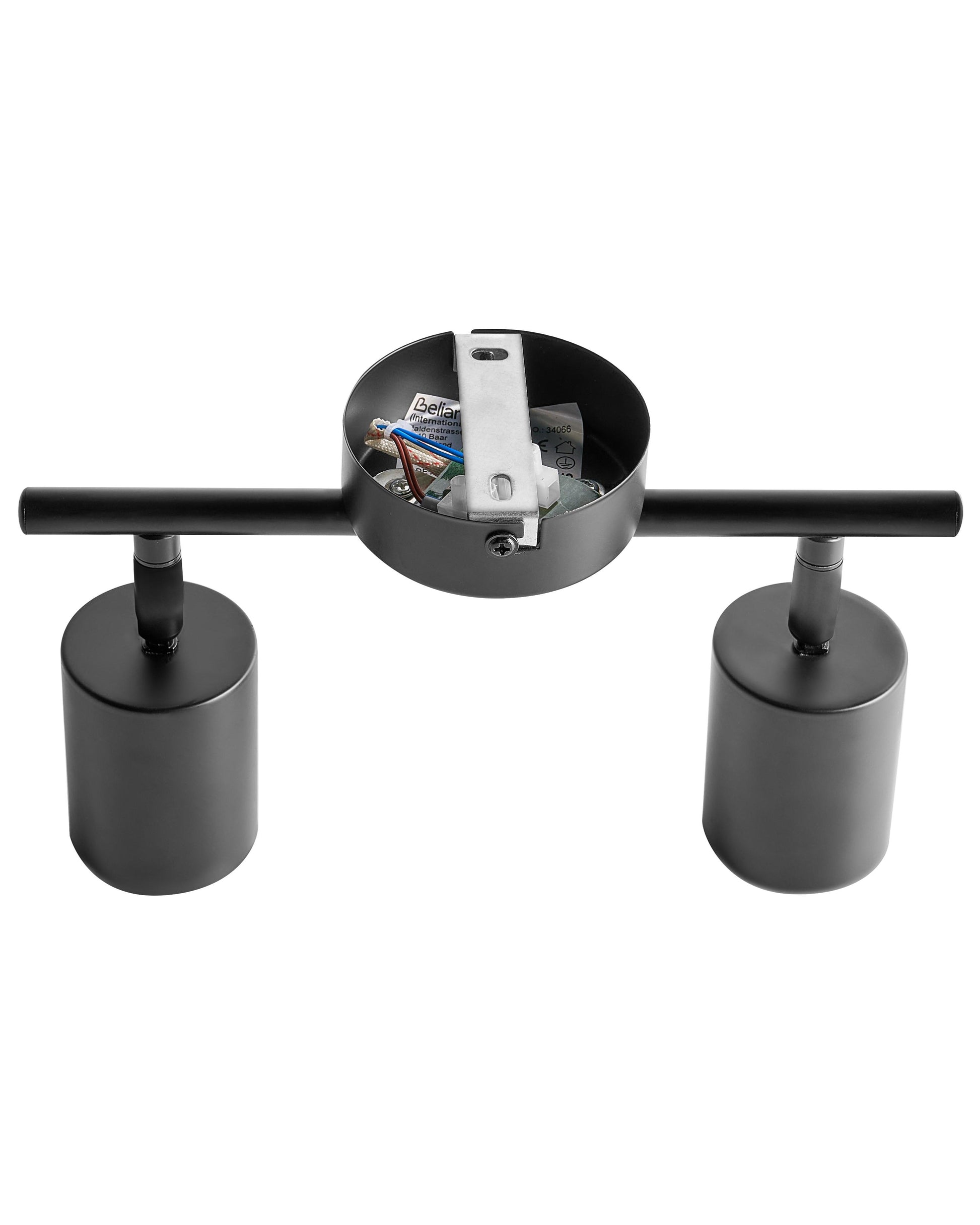  2 Light Spotlight NYANDO Metal Black