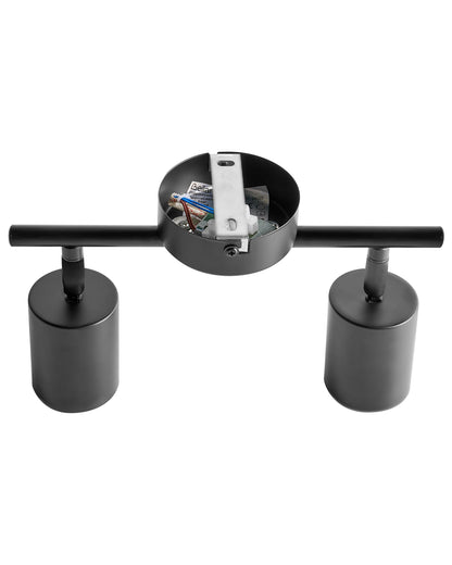  2 Light Spotlight NYANDO Metal Black