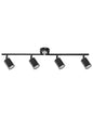  4 Light Spotlight NYANDO Metal Black