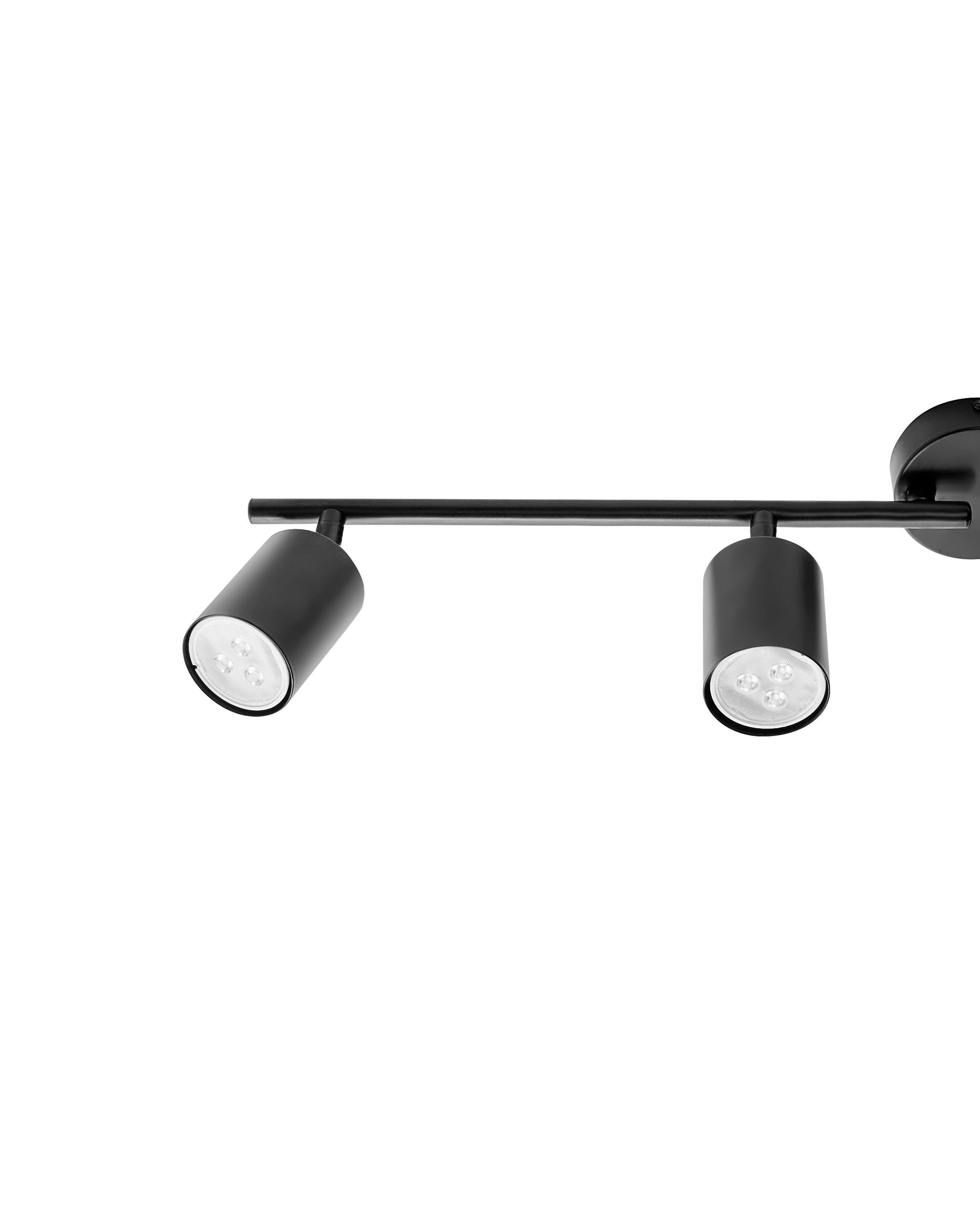  4 Light Spotlight NYANDO Metal Black