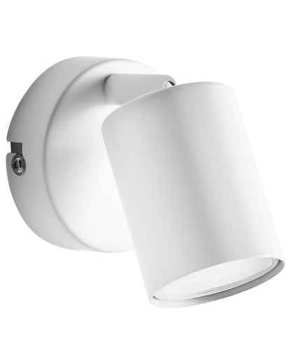  Set Of 2 Wall Lamps NYANDO Metal White