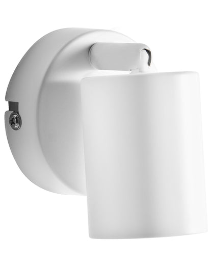  Set Of 2 Wall Lamps NYANDO Metal White