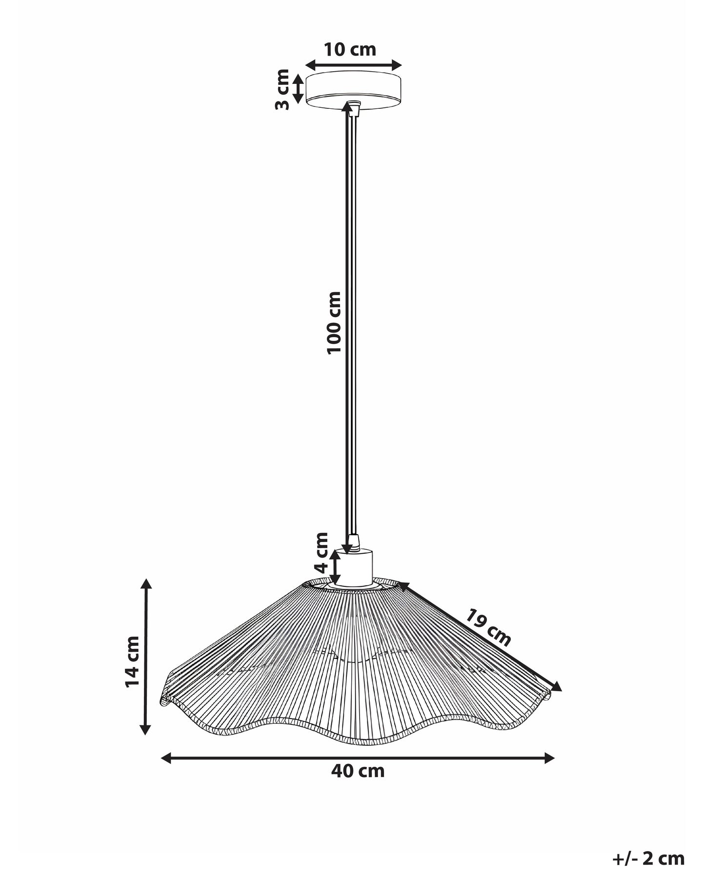  Pendant Lamp MIGORI Paper Natural