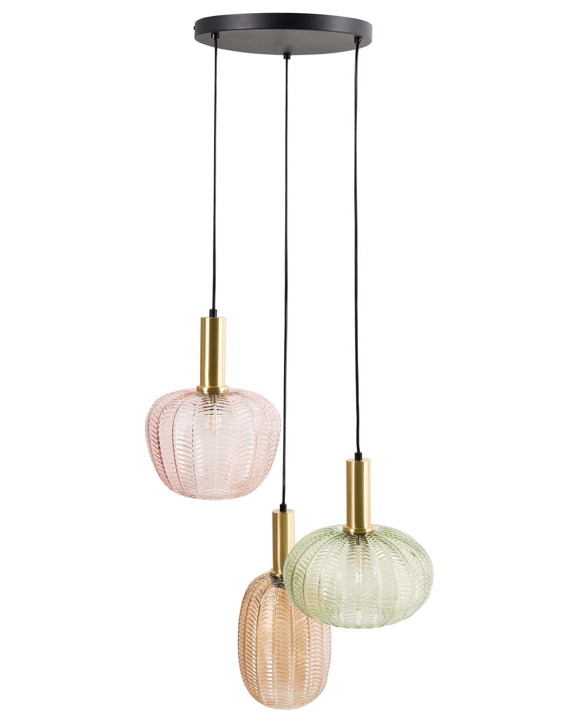  Pendant Lamp NJORO Glass Multicolour