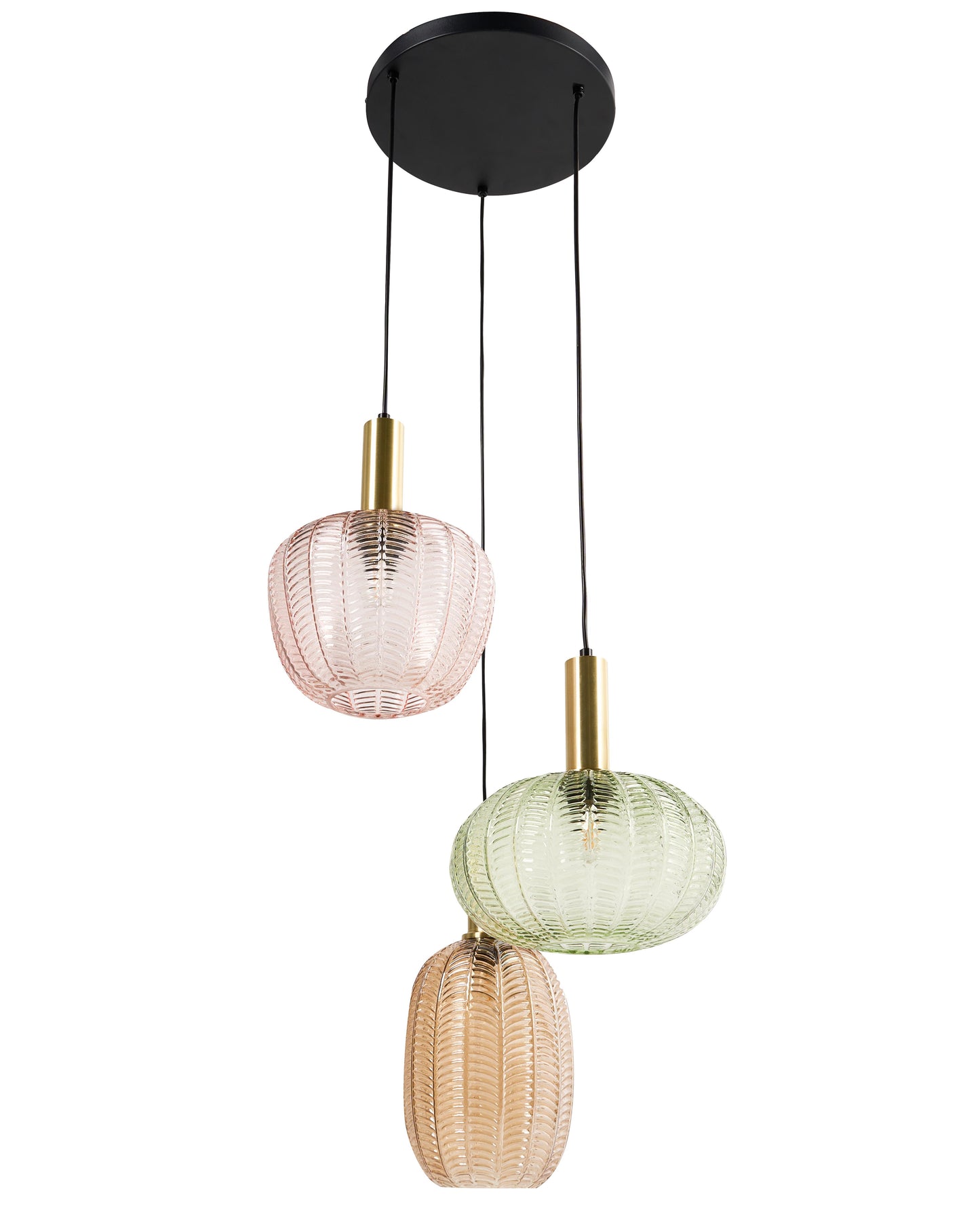  Pendant Lamp NJORO Glass Multicolour