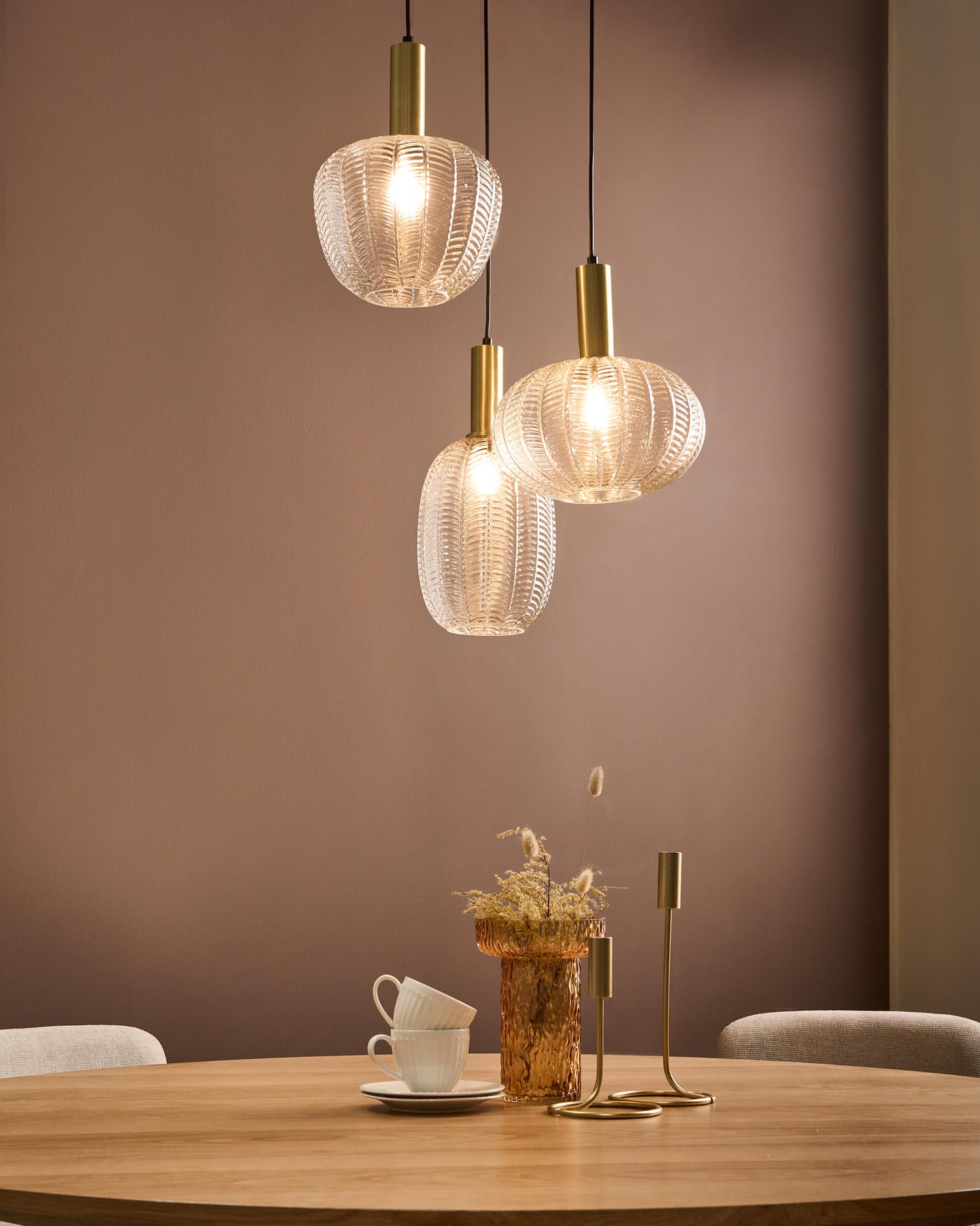  Pendant Lamp NJORO Glass Transparent