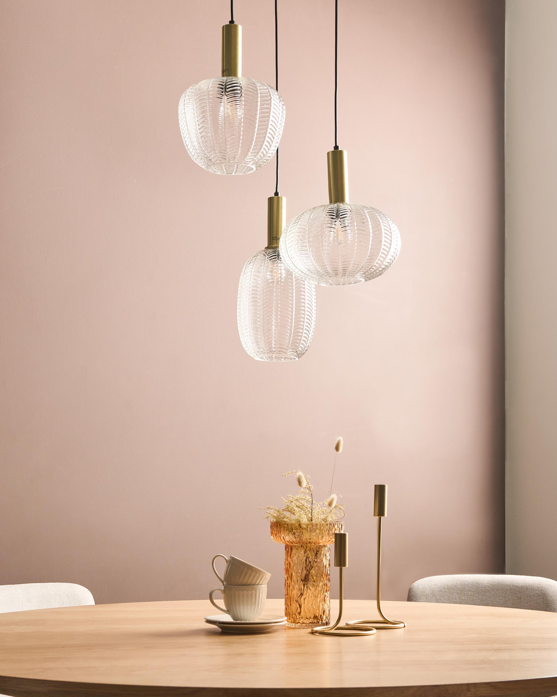  Pendant Lamp NJORO Glass Transparent