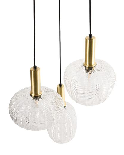  Pendant Lamp NJORO Glass Transparent