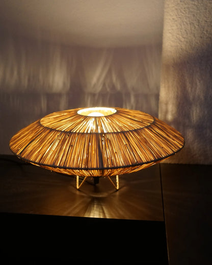  Table Lamp MENTIRI Wicker Natural