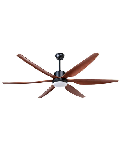  Ceiling Fan With Light VERDURE With Remote LED Brown