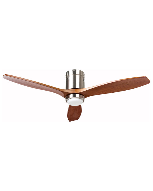  Ceiling Fan With Light PIAYE With Remote LED Brown