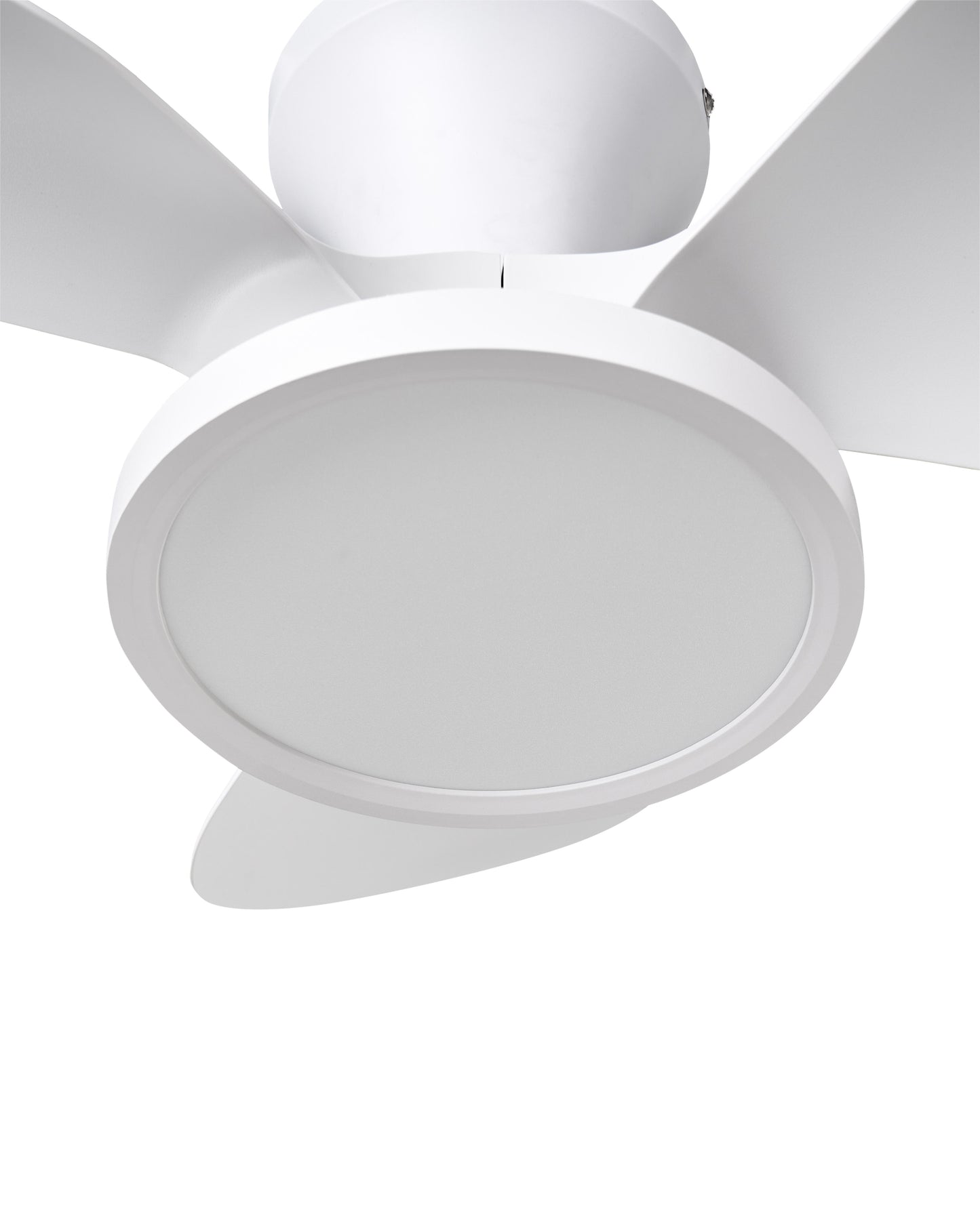  Ceiling Fan With Light PUNTI With Remote LED White