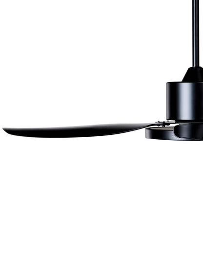  Ceiling Fan With Light LOUVET With Remote LED Black