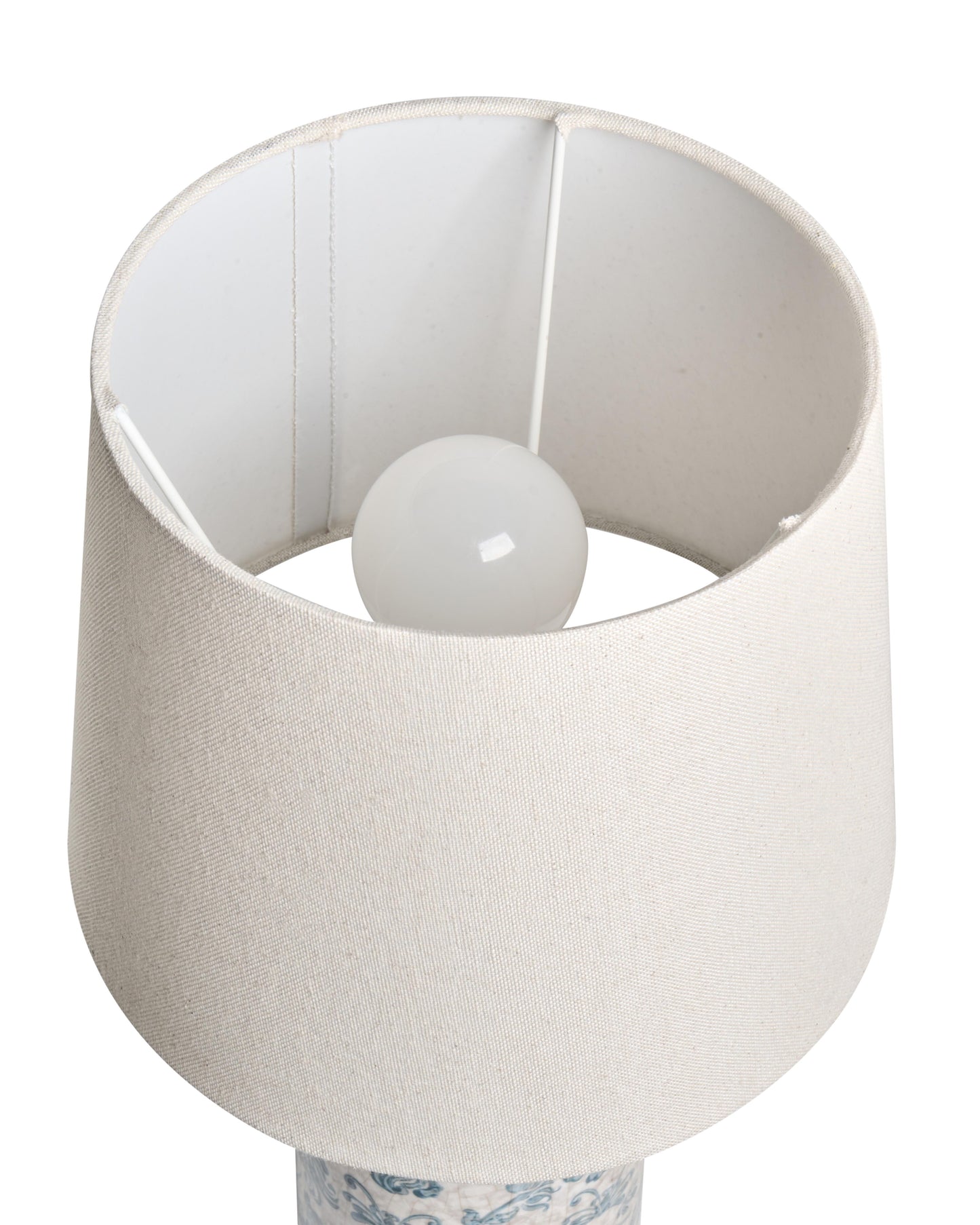  Table Lamp LEMPA Ceramic White/ Blue