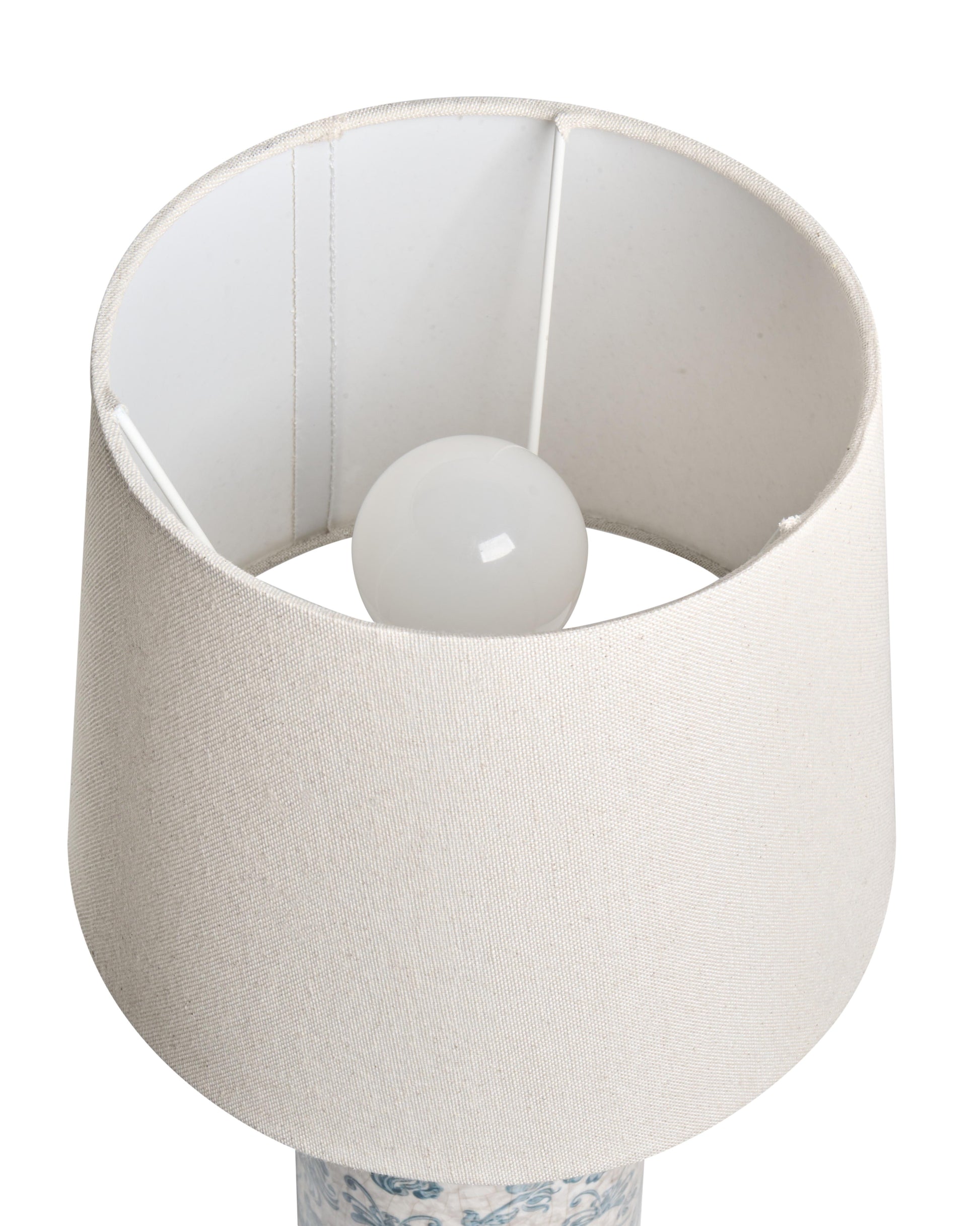  Table Lamp LEMPA Ceramic White/ Blue