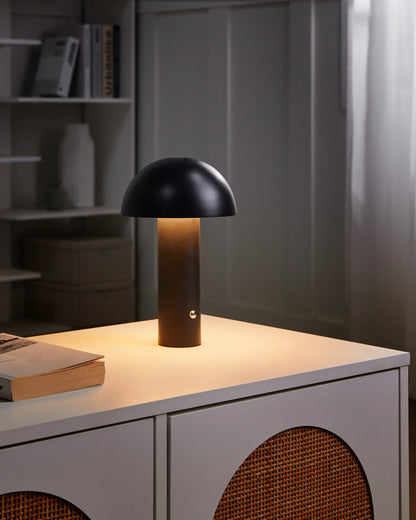  Wireless LED Table Lamp BOJO With Dimmer Metal Black
