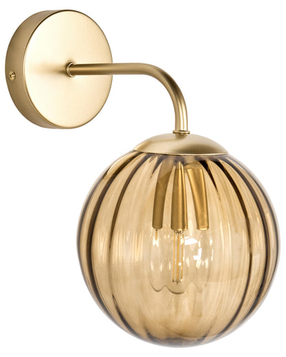  Wall Lamp BOOMI Glass Dark Brown