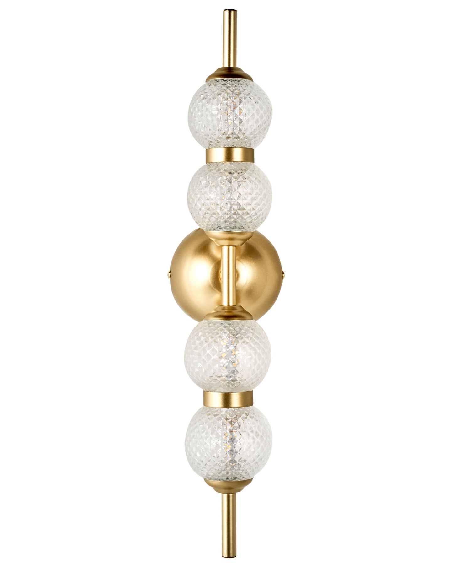  LED Wall Lamp ARAS Glass Gold