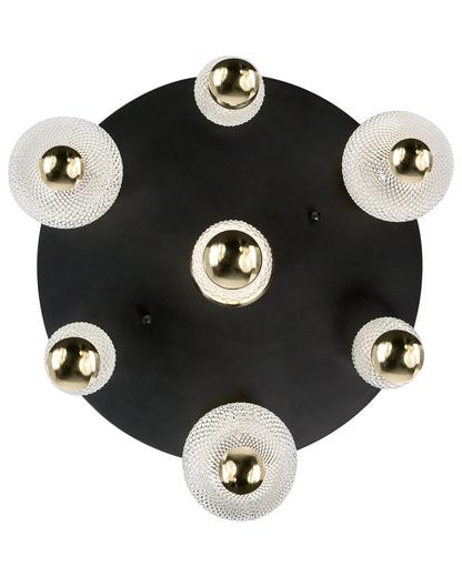  LED Ceiling Lamp SORA Glass Gold