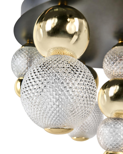  LED Ceiling Lamp SORA Glass Gold