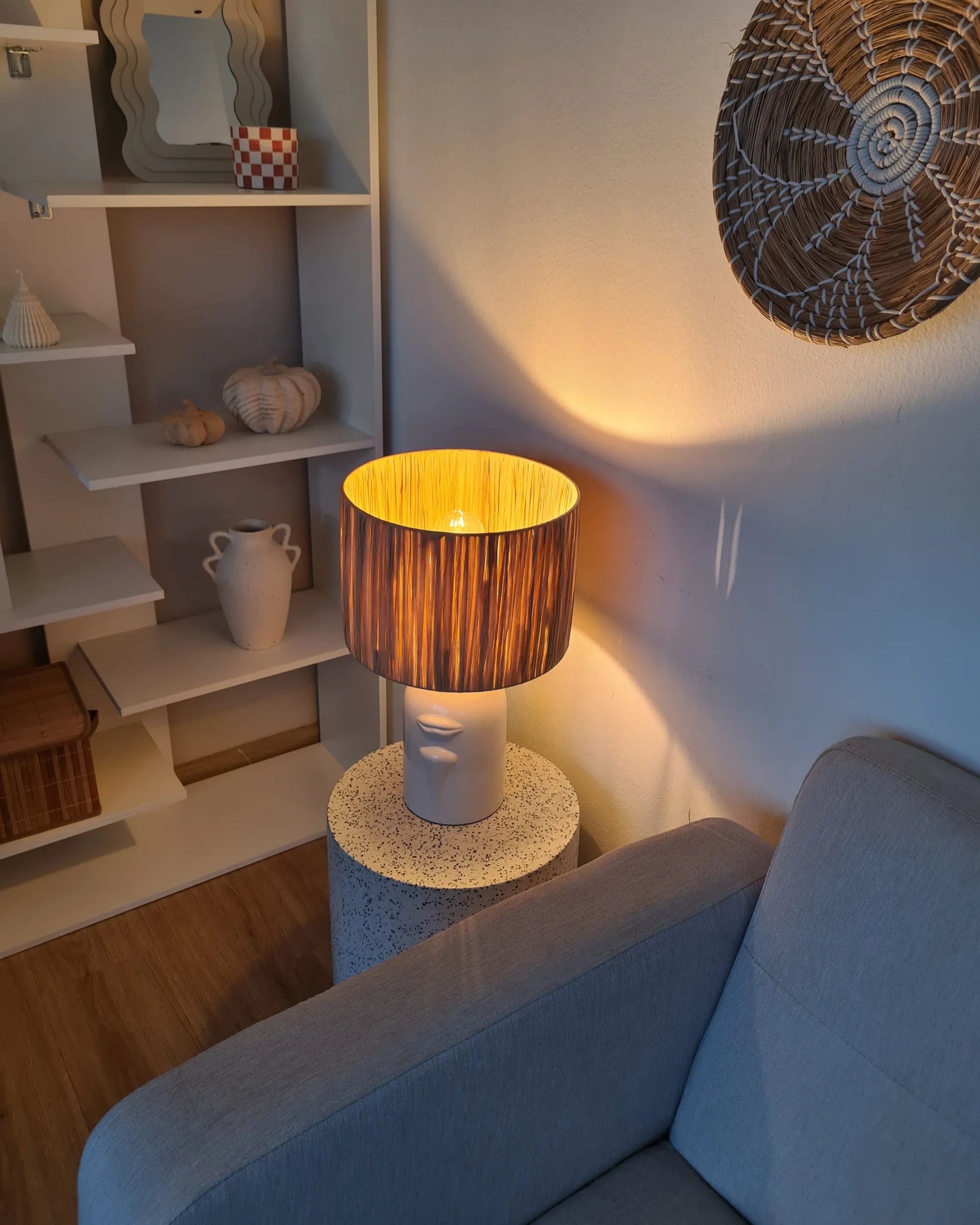  Table Lamp JUBONES Ceramic Natural