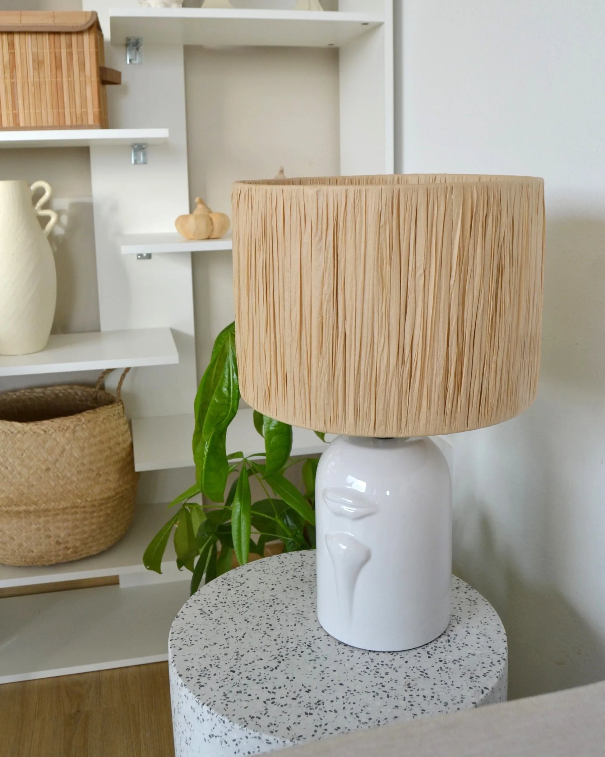  Table Lamp JUBONES Ceramic Natural