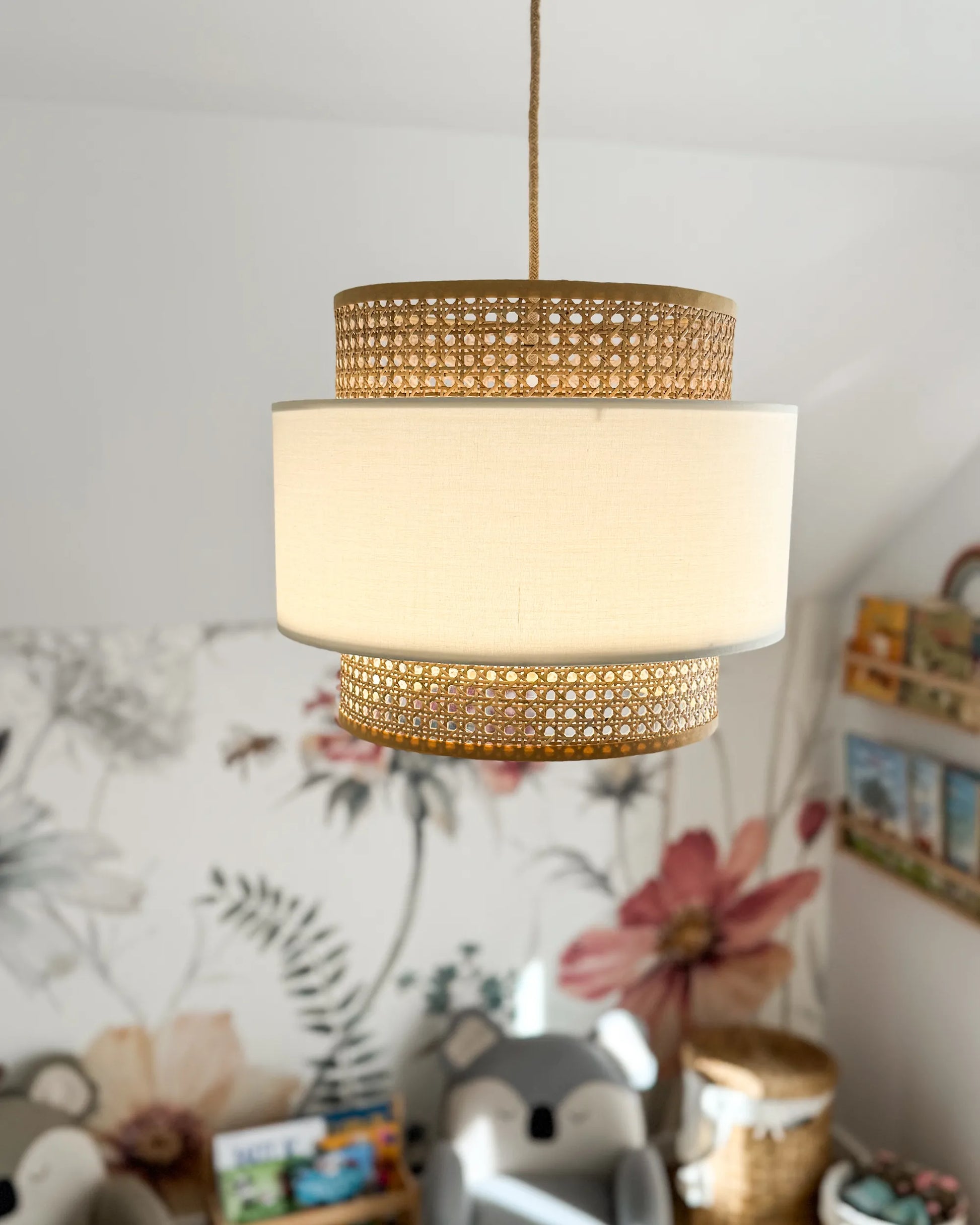  Pendant Lamp YUMURI Rattan Light Beige