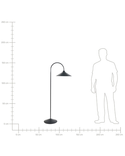  Floor Lamp SAVEGRE Metal Black