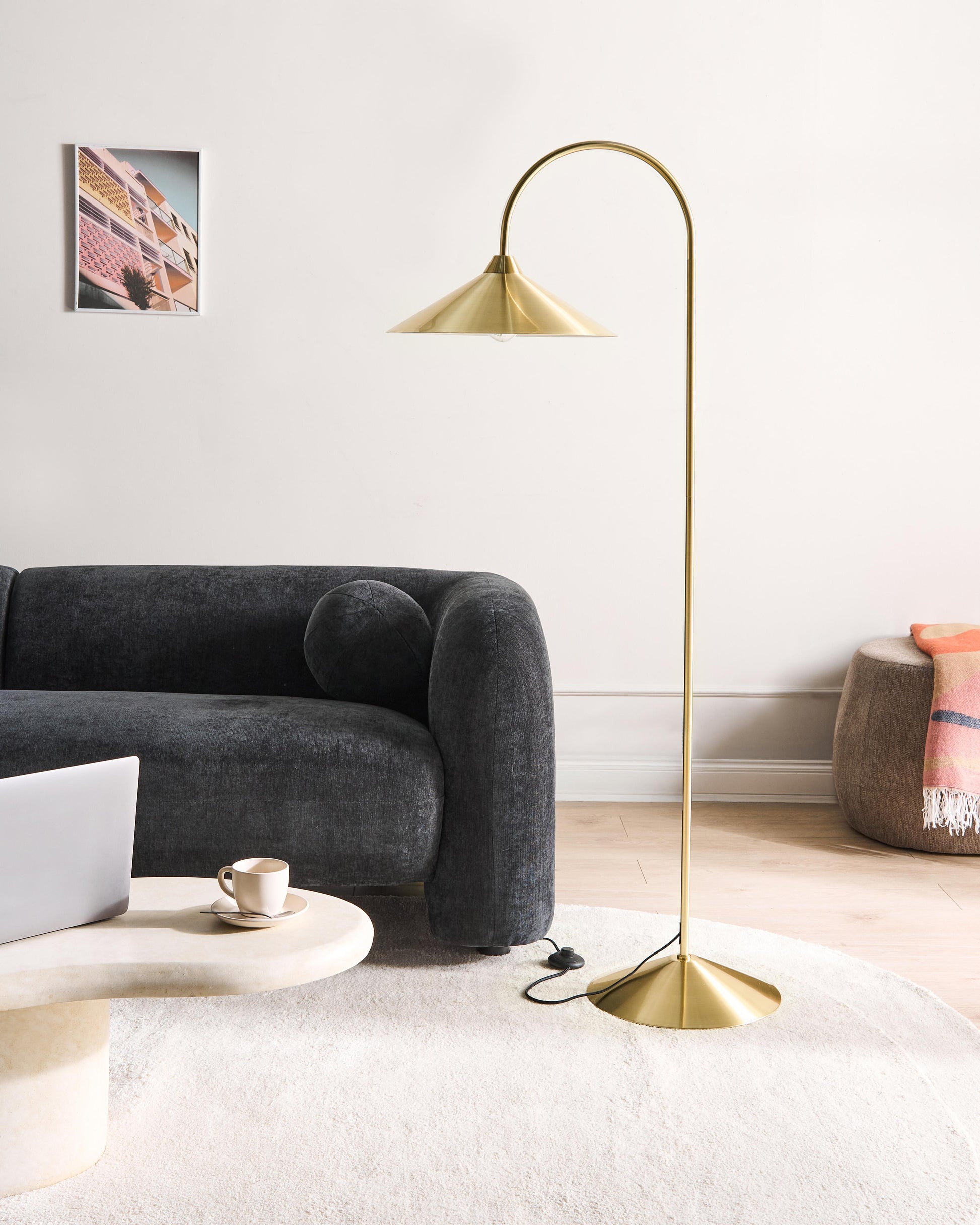 Floor Lamp SAVEGRE Metal Gold
