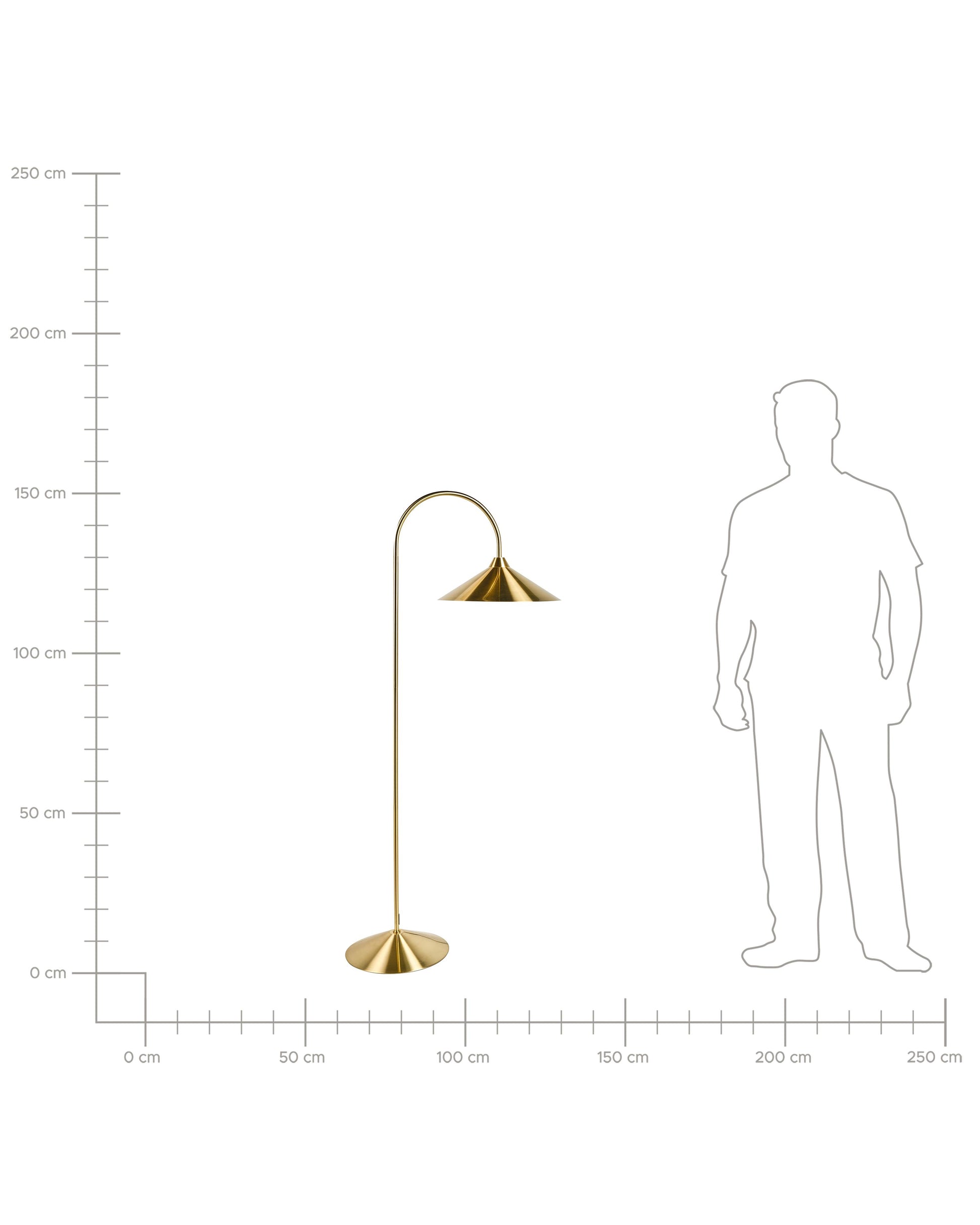  Floor Lamp SAVEGRE Metal Gold
