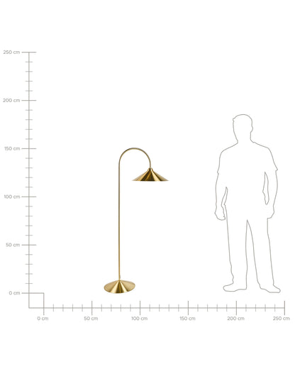  Floor Lamp SAVEGRE Metal Gold