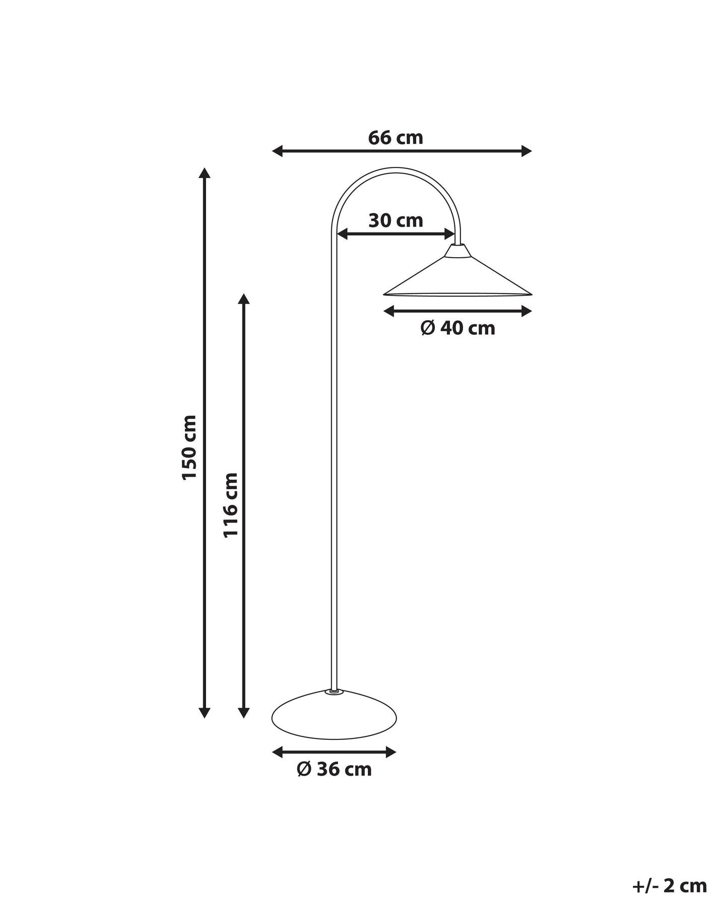  Floor Lamp SAVEGRE Metal Gold
