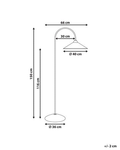  Floor Lamp SAVEGRE Metal Gold