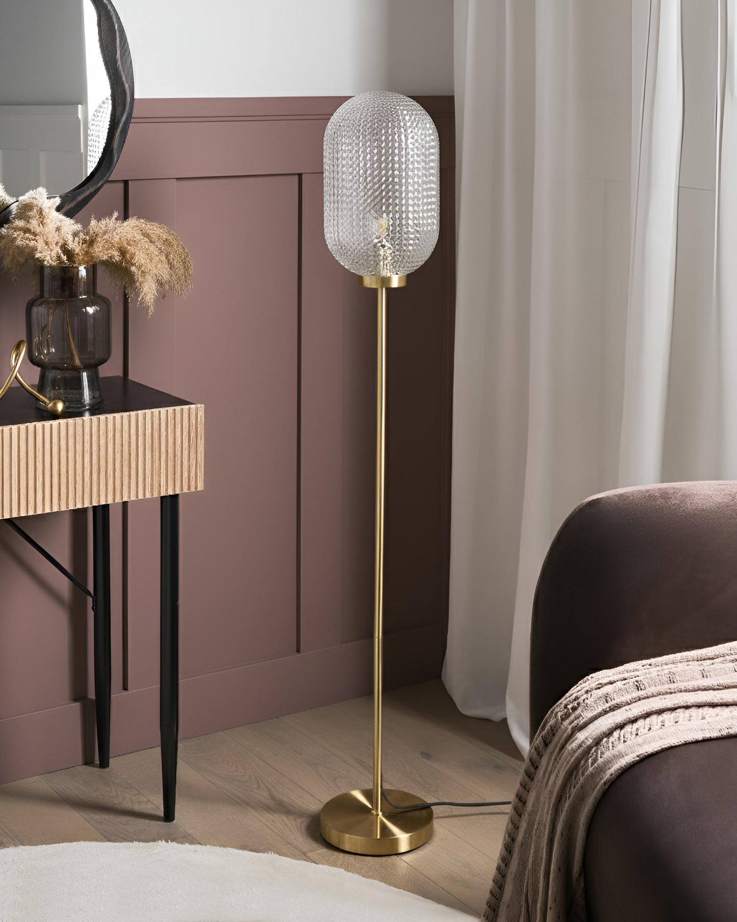 Floor Lamp PORTERO Metal Gold