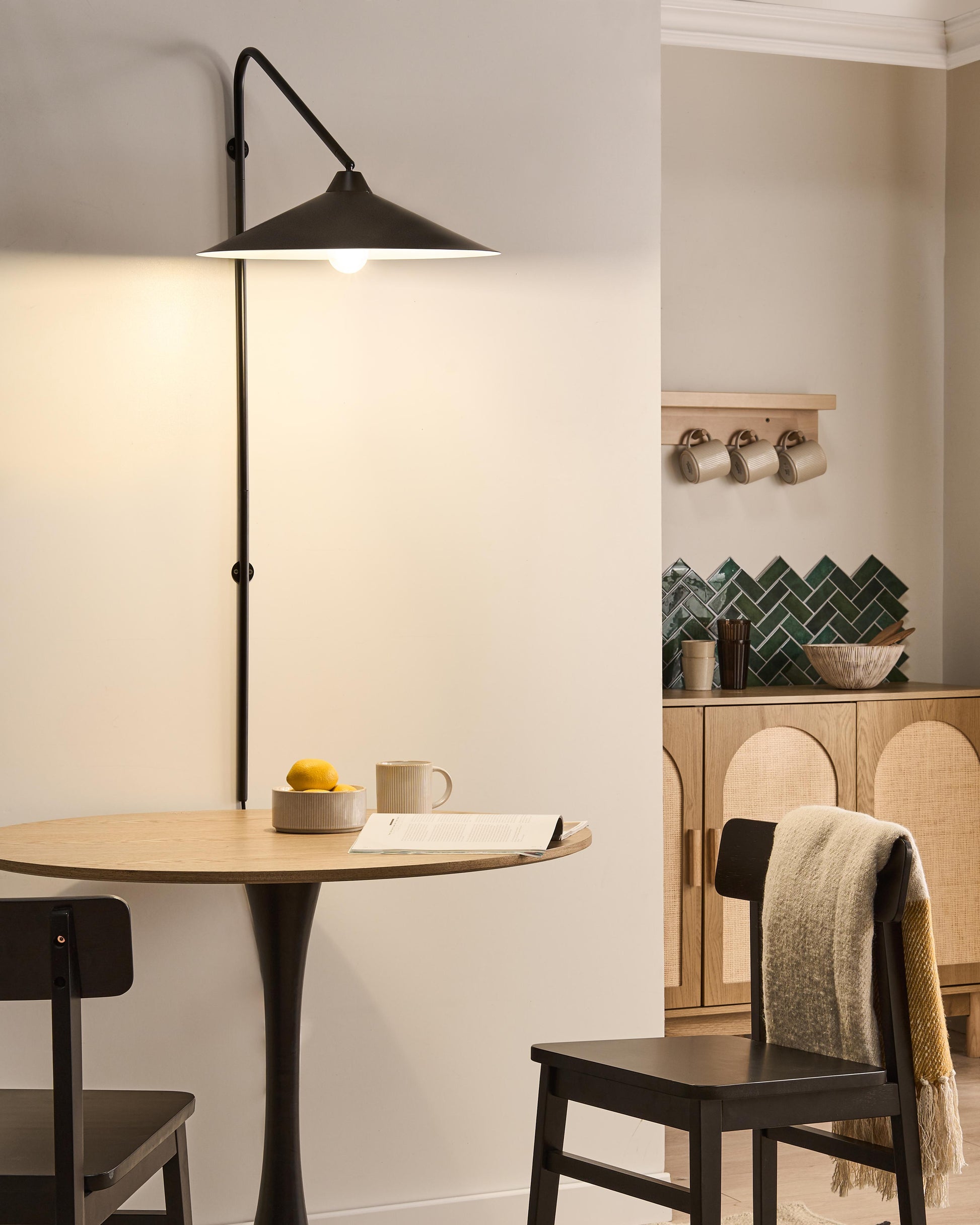  Wall Lamp NENTON Metal Black