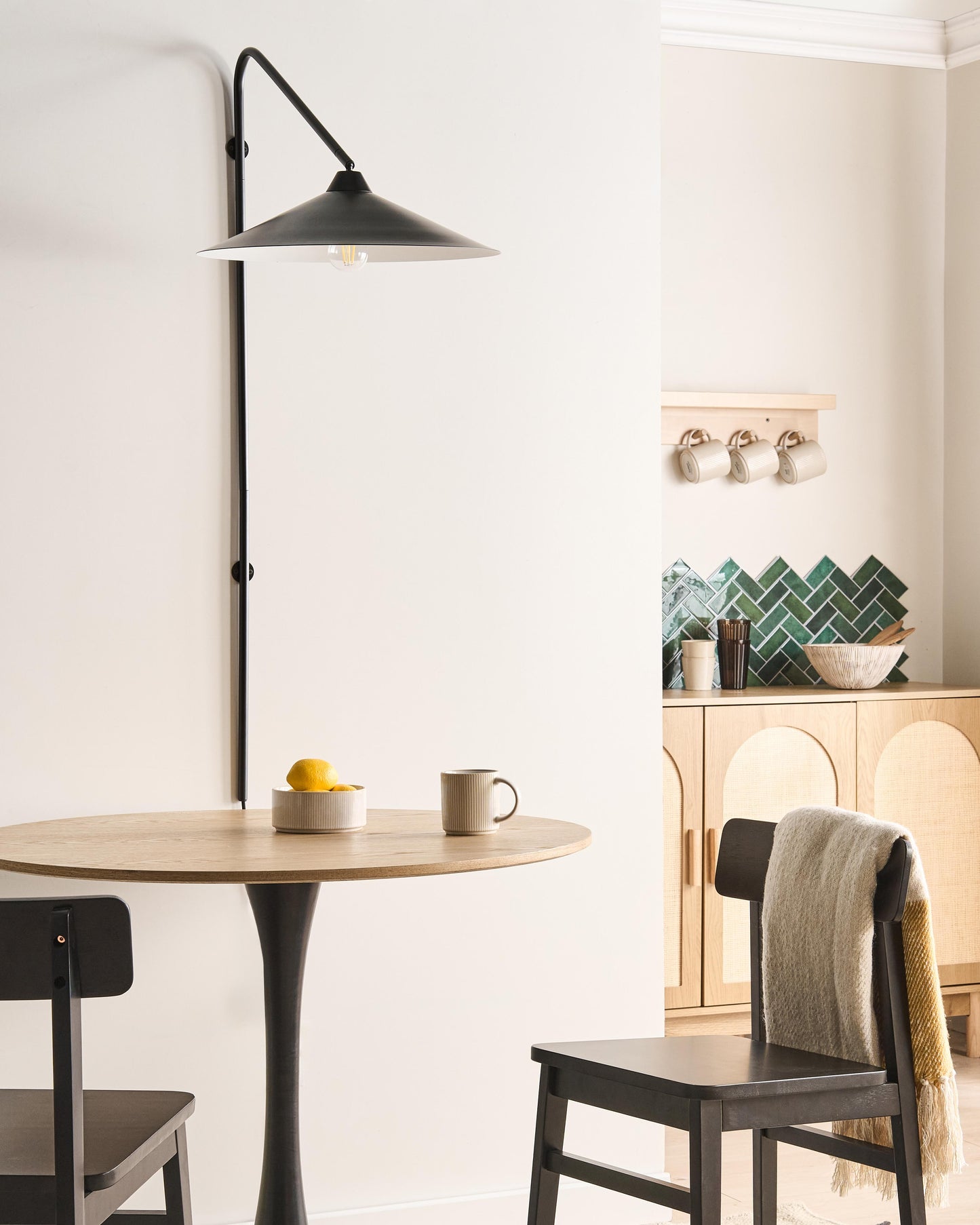  Wall Lamp NENTON Metal Black