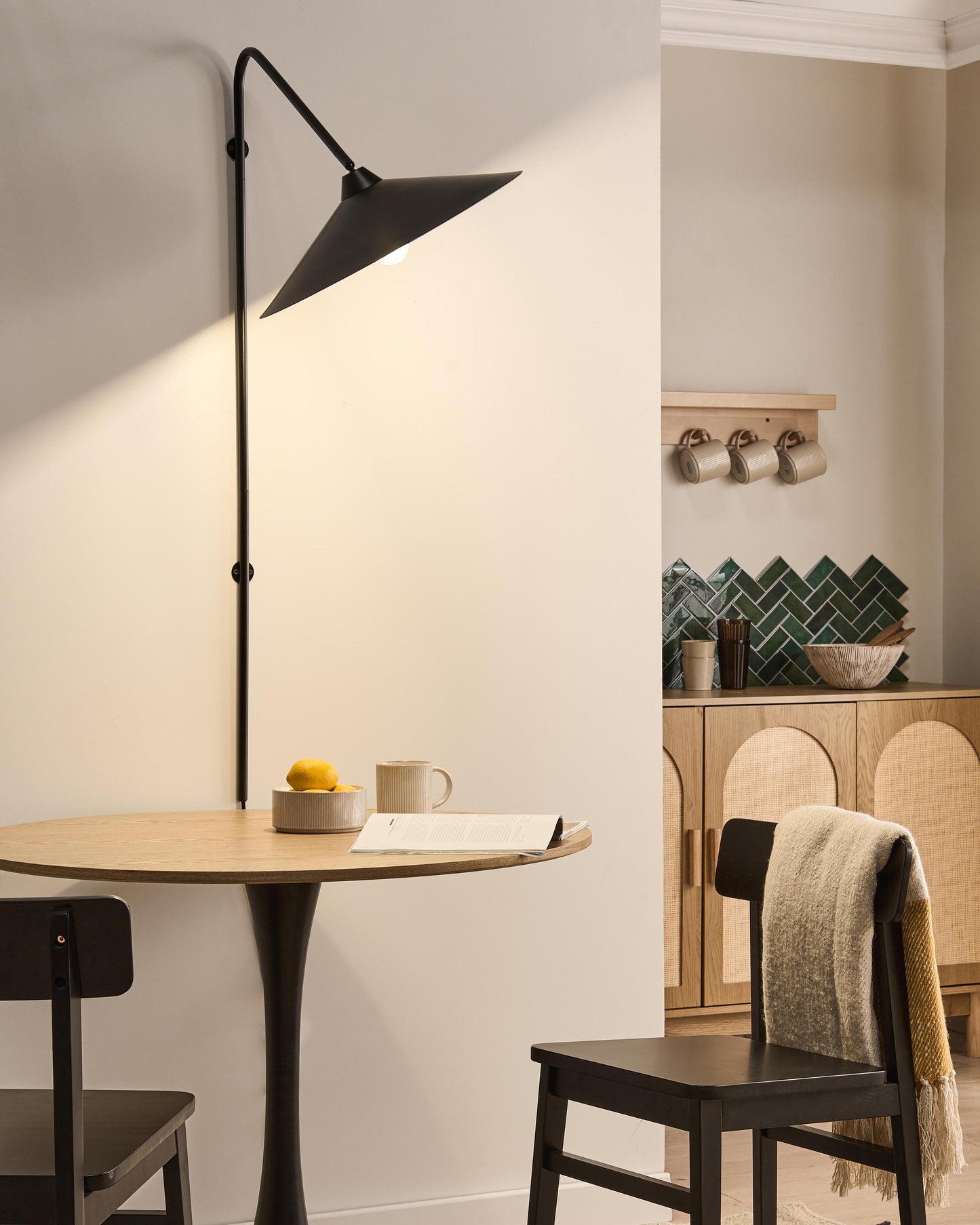  Wall Lamp NENTON Metal Black