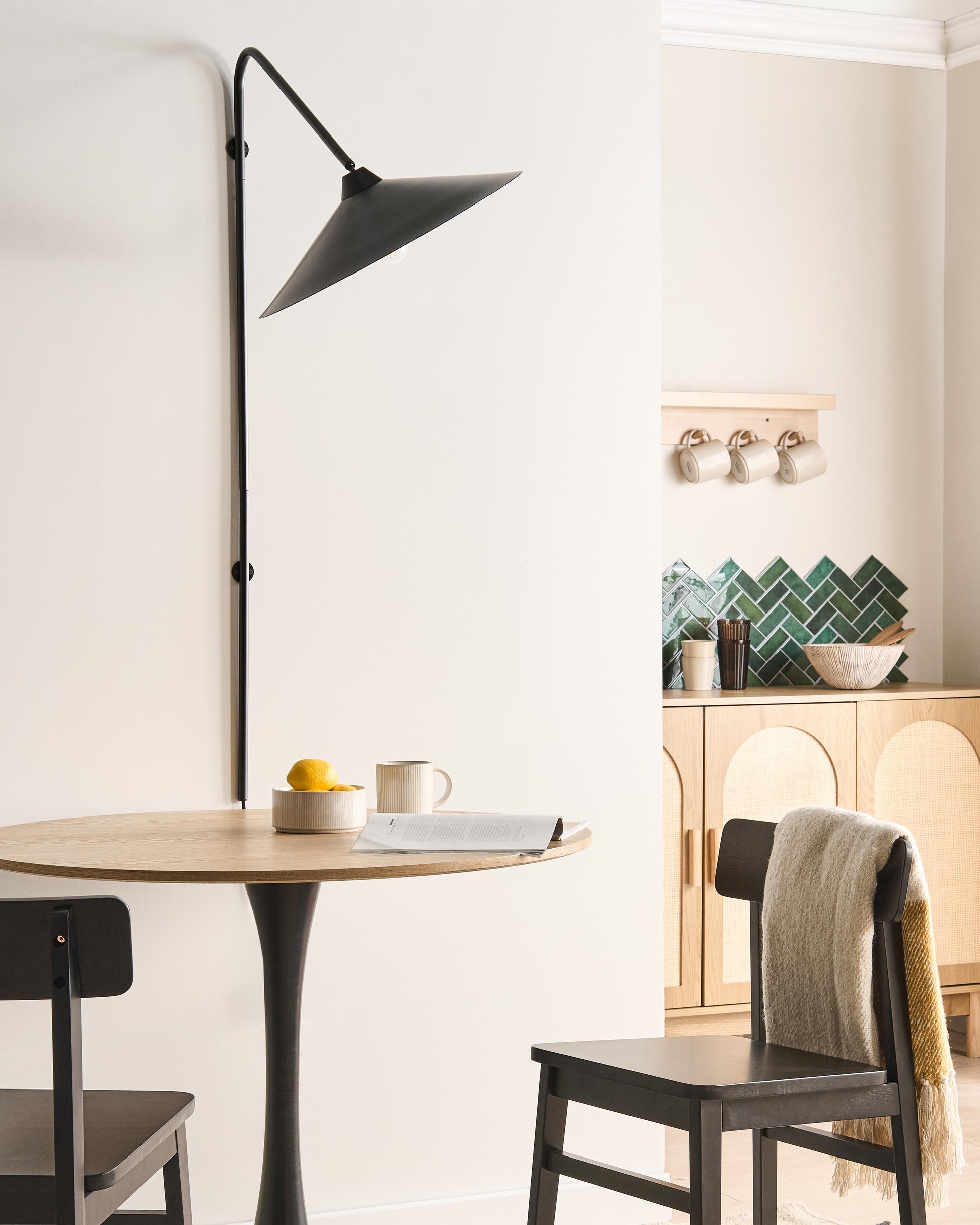  Wall Lamp NENTON Metal Black