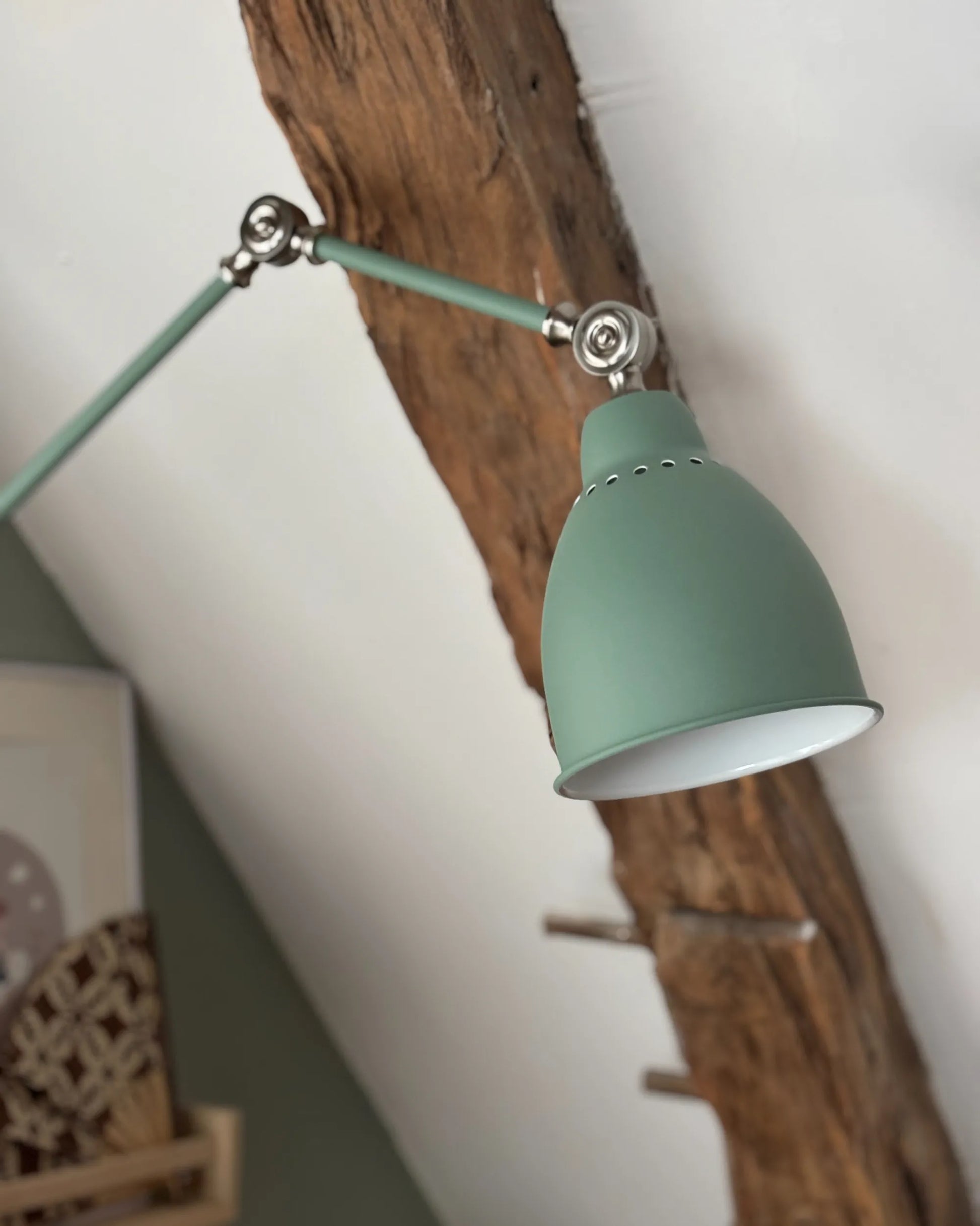  Wall Lamp MISSISSIPPI Adjustable Metal Light Green