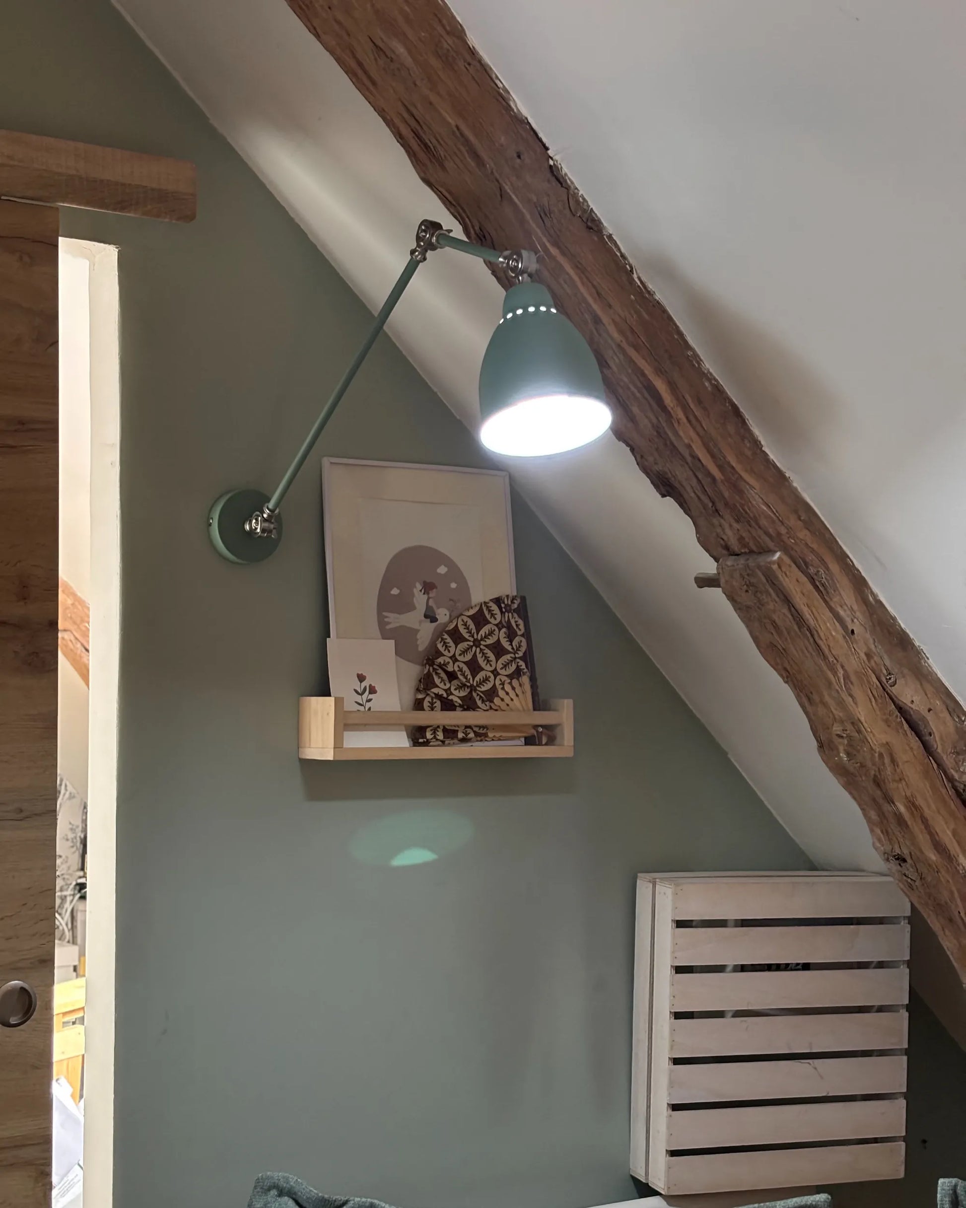  Wall Lamp MISSISSIPPI Adjustable Metal Light Green