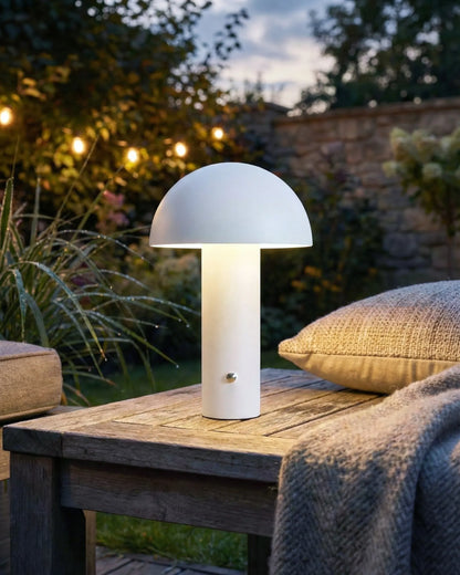  Wireless LED Table Lamp BOJO With Dimmer Metal White