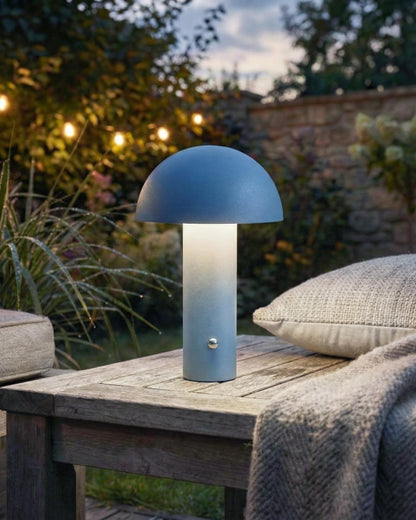  Wireless LED Table Lamp BOJO With Dimmer Metal Blue