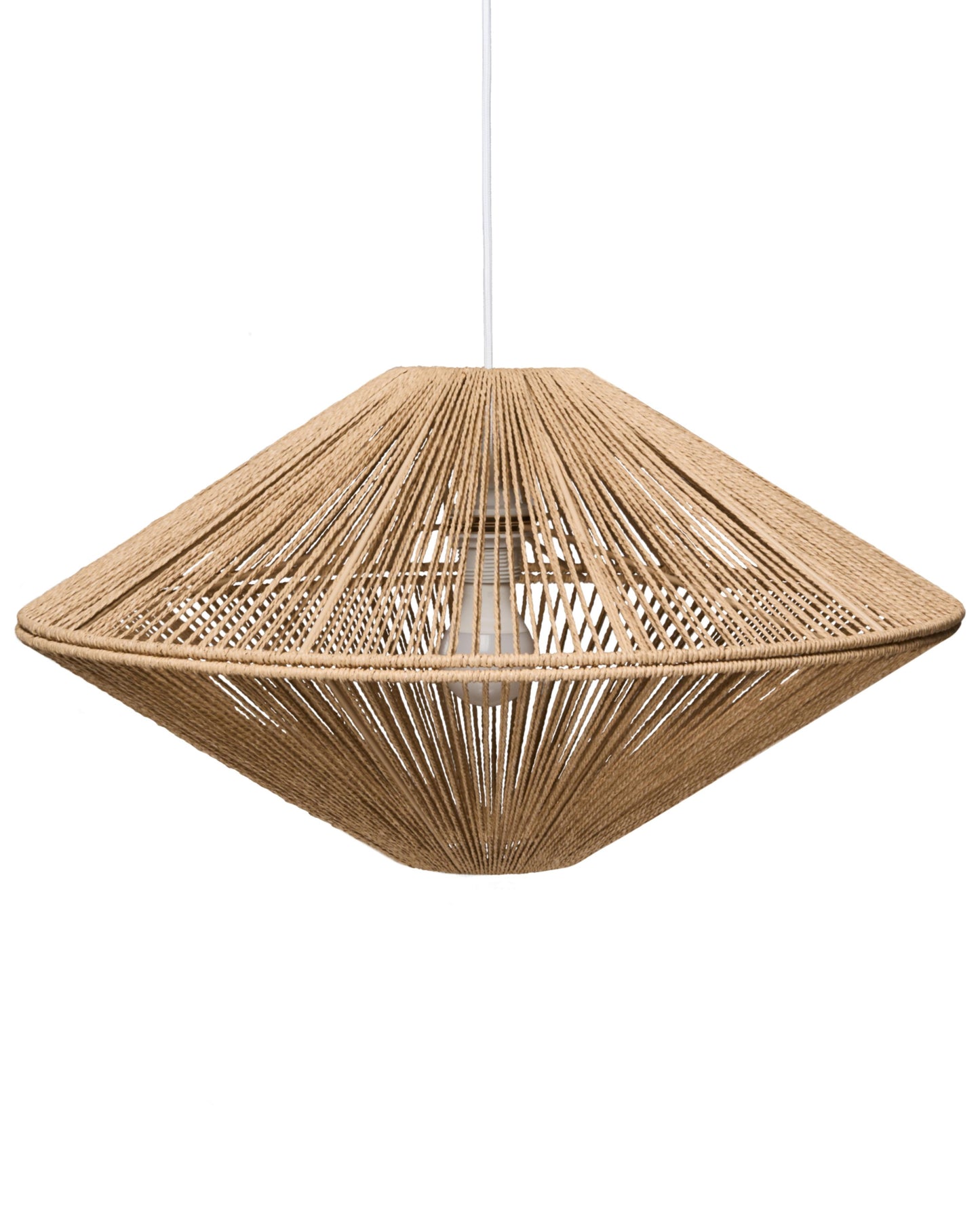  Pendant Lamp CAVES Paper Rope Natural